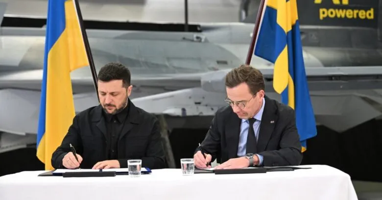 Зеленський анонсував важливий крок щодо винищувачів Gripen у Швеції